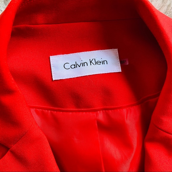 Calvin Klein red blazer - Picture 6 of 6